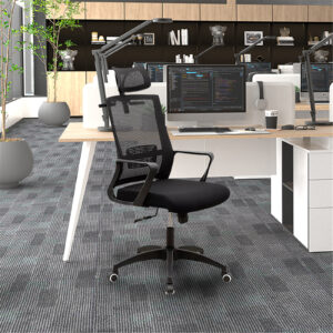Miro GSA060 Mesh Black Office Executive Chair with Headrest > Printing Scanning & Office > Furniture > Chairs & Accessories - NZ DEPOT