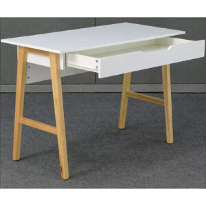 Miro MEX-04 1069W*508D*737H mm White M11 solid Wood desk > Printing Scanning & Office > Furniture > Desks - NZ DEPOT