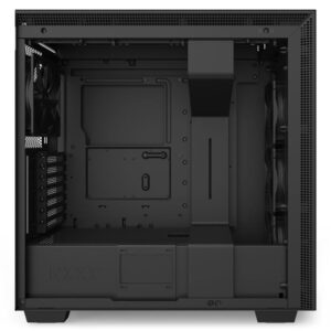 NZXT H710 Premium Matte Black Edition ATX MidTower Gaming Case Tempered Glass CPU Cooler Supports Upto 185mm Video Card Supports Upto 413mm 280mm Rad Supported 7X PC