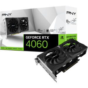 PNY NVIDIA GeForce RTX 4060 8GB GDDR6 VERTO Dual Fan GPU Graphics Card > PC Parts > Graphics Cards > Nvidia GeForce Desktop Graphics Cards - NZ DEPOT