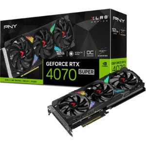 PNY NVIDIA GeForce RTX 4070 SUPER Gaming VERTO EPIC-X RGB Overclocked Triple Fan Graphics Card > PC Parts > Graphics Cards > Nvidia GeForce Desktop Graphics