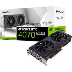 PNY NVIDIA Geforce RTX 4070 SUPER VERTO Overclocked Dual Fan Graphics Card > PC Parts > Graphics Cards > Nvidia GeForce Desktop Graphics Cards - NZ DEPOT
