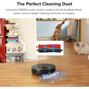 Roborock Q5 Pro Smart Robot Vacuum & Mop 2-in-1 Sweeping and Mopping 5500PA Strong Suction 770ml Dust Box Duo Roller Brush - PreciSense Lidar Navigation.Off peak cha