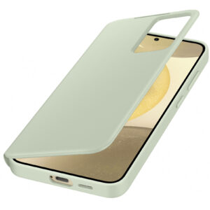 Samsung Galaxy S24  5G Smart View Wallet Case - Light Green > Phones & Accessories > Mobile Phone Cases > Samsung Cases - NZ DEPOT
