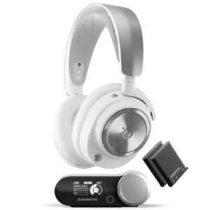Steelseries Nova Pro Wireless Multi-System Gaming Headset for PC & Playstation - White > PC Peripherals > Headsets > Gaming Headsets - NZ DEPOT