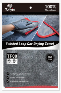 Tonyin Twisted Loop Car Drying Towel 40X60Cm 600Gsm 45407534514435 Nz Depot - Nz Depot