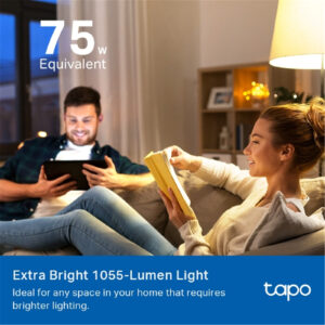 TP-Link Tapo L535B Smart Wi-Fi RGB LED Bulb B22 1055 Lumens 2500-6500K Dimmable Matter-Certified > Power & Lighting > LED Lights & Lighting > LED Light Bulb