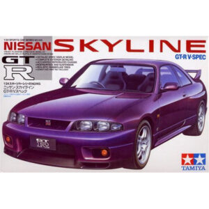 Tamiya Sports Car Series No.145 - 1/24 - Nissan Skyline GT-R V-Spec > Toys Hobbies & STEM > Plastic Model Kits > Cars - NZ DEPOT