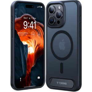 Torras iPhone 15 Pro (6.1") UPRO Pstand Case - Black > Phones & Accessories > Mobile Phone Cases > Apple Cases - NZ DEPOT