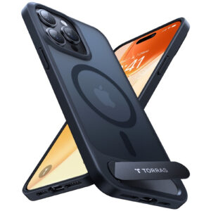 Torras iPhone 15 Pro (6.1") UPRO Pstand Case - Black > Phones & Accessories > Mobile Phone Cases > Apple Cases - NZ DEPOT