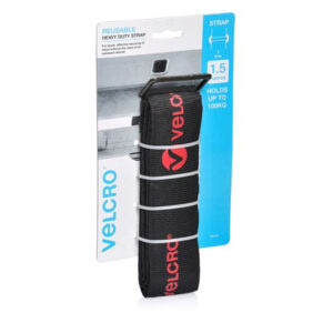Velcro VEL21115 Heavy Duty 1.5m x 50mm Tie   Down Strap Secure & Hold up to 100kgs Safe and Reliable way to Secure load while in Transit Easy Pass Through Strap with