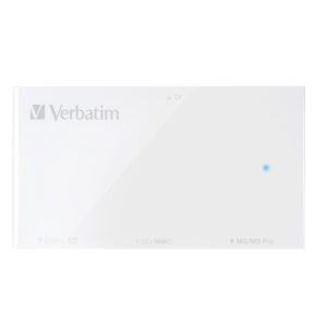 Verbatim 64901 USB3.0 4IN1 CARD READER WHITE > PC Peripherals > Memory Cards & USB Drives > Memory Card Readers - NZ DEPOT