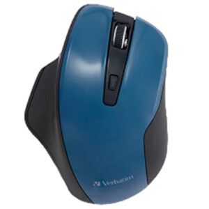 Verbatim Silent Ergonomic Wireless Blue LED Mouse - Teal > PC Peripherals > Mice > Ergonomic Mice - NZ DEPOT