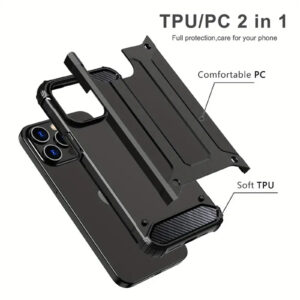 iPhone 14   Rugged Case - Black > Phones & Accessories > Mobile Phone Cases > Apple Cases - NZ DEPOT