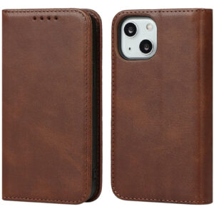iPhone 15   Flip Wallet Case - Brown > Phones & Accessories > Mobile Phone Cases > Apple Cases - NZ DEPOT