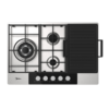 Midea 75cm 5 Burner Gas Hob Stainless Steel with Grill Plate 75SP021 - Hobs - 75SP021-1 - NZ DEPOT