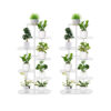 SOGA 2X 7 Tier 8 Pots White Metal Plant Rack Flowerpot Storage Display Stand Holder Home Garden Decor, Home & Living>Home Decor>Indoor Pots, Planters and Plant Stands, , , , ,  - NZ DEPOT 1