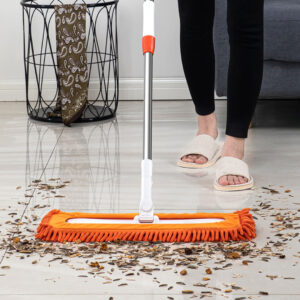 SOGA 3X 60x12 Orange Microfiber Flat Mop Floor Cleaning Pads Rotating Dust Remover, Home & Garden, Cleaning, Mops & Buckets, , ,  - NZ DEPOT 2