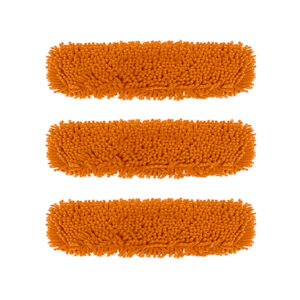 SOGA 3X 60x12 Orange Microfiber Flat Mop Floor Cleaning Pads Rotating Dust Remover, Home & Garden, Cleaning, Mops & Buckets, , ,  - NZ DEPOT 1