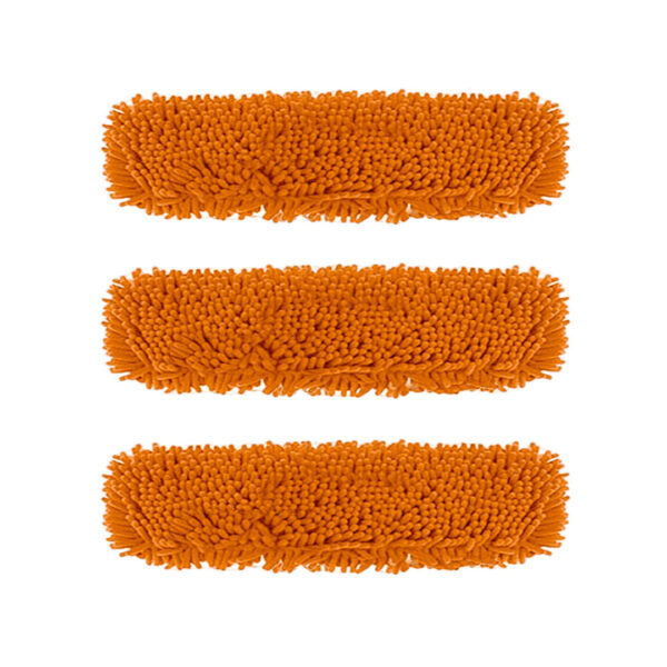 Soga 3X 60X12 Orange Microfiber Flat Mop Floor Cleaning Pads Rotating Dust Remover, Home &Amp; Garden, Cleaning, Mops &Amp; Buckets, , ,  - Nz Depot 1