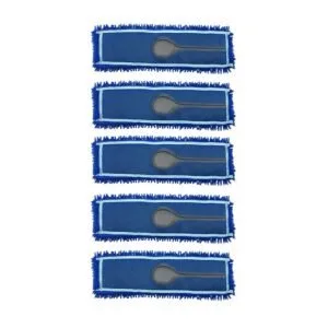 Buy SOGA 5X 100x22 Blue Microfiber Flat Mop Floor Cleaning Pads Rotating Dust Remover Online - Home & Garden / Cleaning / Mops & Buckets - 1 - NZ Depot Free Shipping