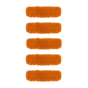 SOGA 5X 50x12 Orange Microfiber Flat Mop Floor Cleaning Pads Rotating Dust Remover, Home & Garden, Cleaning, Mops & Buckets, , ,  - NZ DEPOT 1