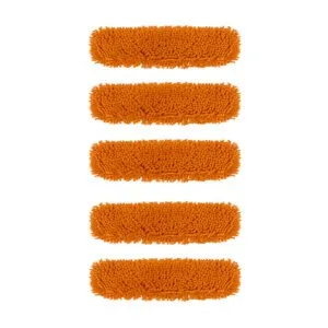 Buy SOGA 5X 60x12 Orange Microfiber Flat Mop Floor Cleaning Pads Rotating Dust Remover Online - Home & Garden / Cleaning / Mops & Buckets - 1 - NZ Depot Free Shipping