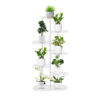 SOGA 7 Tier 8 Pots White Metal Plant Rack Flowerpot Storage Display Stand Holder Home Garden Decor, Home & Living>Home Decor>Indoor Pots, Planters and Plant Stands, , , , ,  - NZ DEPOT 1