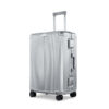 2PC Aluminum Luggage Set - Silver