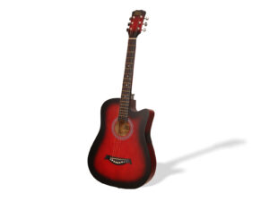 38 Acoustic Guitar Red Colour Pr11698 Guitars Nz Depot - Nz Depot