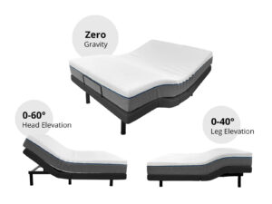 Adjustable Electric Bed With Memory Foam Mattress Long Single Combo Pr65622 Bed Frames Nz Depot - Nz Depot