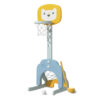 Baby Lion Basketball Stand Blue Yellow