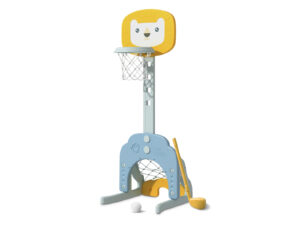 Baby Lion Basketball Stand Blue Yellow PR6203 Kid Organisers NZ DEPOT
