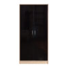 Bardalona 2-Door Wardrobe Black