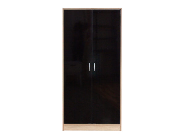 Bardalona 2-Door Wardrobe Black