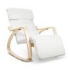 Bentwood Rocking Armchair Beige