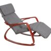Bentwood Rocking Armchair Grey Walnut Frame