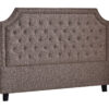 Calwa Headboard Queen Linen Brown