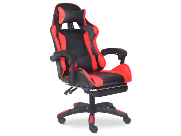 Chano Deluxe Gaming Chair Pu Red