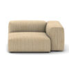 Corduroy Fabric Sofa Right Armrest Seater