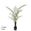 DS BS Artificial Plastic Tropical Palm Tree Pteridophytes-130CM