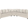 DS NZ made Ella corner sofa Kido marble & Islington pattern cushions(Michigan)