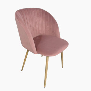 DS Dining Chair Velvet Pink