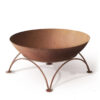 Fire Pit 70*39.7cm Steel + Iron rusty