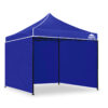 Gazebo Silver coated roof 3x3m Blue