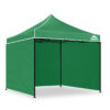 Gazebo Silver coated roof 3x3m Green