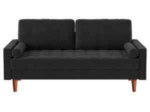 Gyllene Velvet 2 Seater Black Pr65398 Sofas Sectionals Sofa Beds Nz Depot - Nz Depot