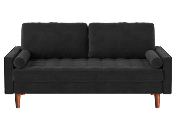 Gyllene Velvet 2 Seater Black