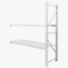 Longspan Shelving 1.5M - Add-on Bay 2 Layer Grey White