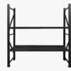 Longspan Shelving 2M - Main Bay 2 Layer Black